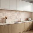 Elongate Fairy Pink Matt 29cm x 27.6cm (4.3cm x14.8cm) Mosaic Tile