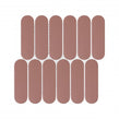 Elongate Grapefruit Pink Matt 29cm x 27.6cm (4.3cm x14.8cm) Mosaic Tile