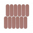 Elongate Grapefruit Pink Matt 29cm x 27.6cm (4.3cm x14.8cm) Mosaic Tile