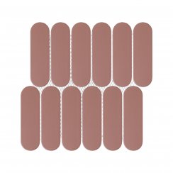 Elongate Grapefruit Pink Matt 29cm x 27.6cm (4.3cm x14.8cm) Mosaic Tile