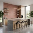 Elongate Grapefruit Pink Matt 29cm x 27.6cm (4.3cm x14.8cm) Mosaic Tile