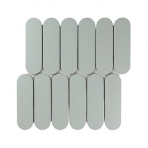 Elongate Mellow Sage 29cm x 27.6cm (4.3cm x14.8cm) Mosaic Tile