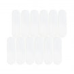 Elongate White Matt 29cm x 27.6cm (4.3cm x14.8cm)