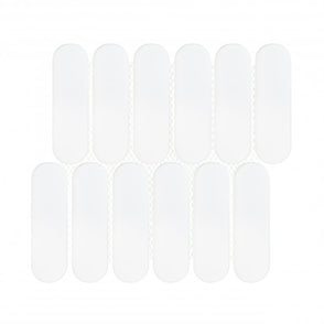 Elongate White Matt 29cm x 27.6cm (4.3cm x14.8cm)