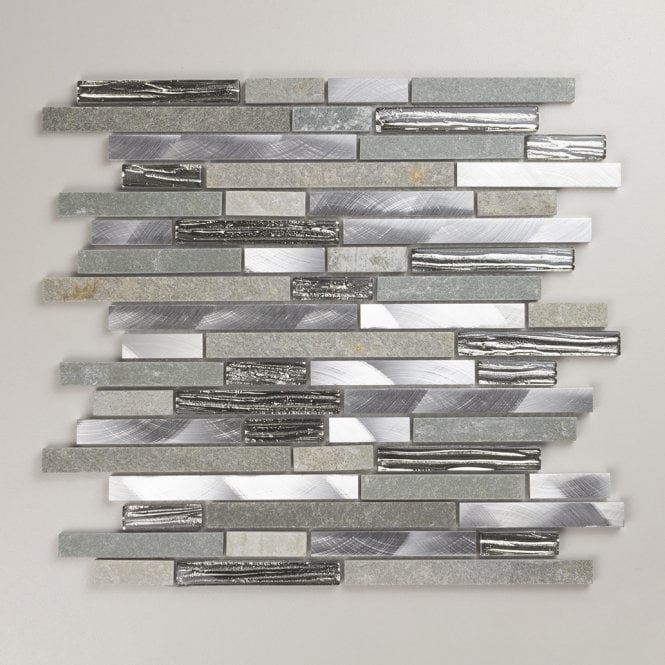 Emerald Mix Bar 29.8cm x 30.5cm Mosaic Tile