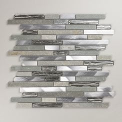 Emerald Mix Bar 29.8cm x 30.5cm Mosaic Tile