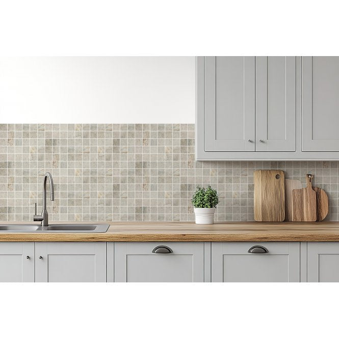 Made In Spain Enmallado Aymara Beige 30cm x 30cm (5cm x 5cm) Mosaic Tile