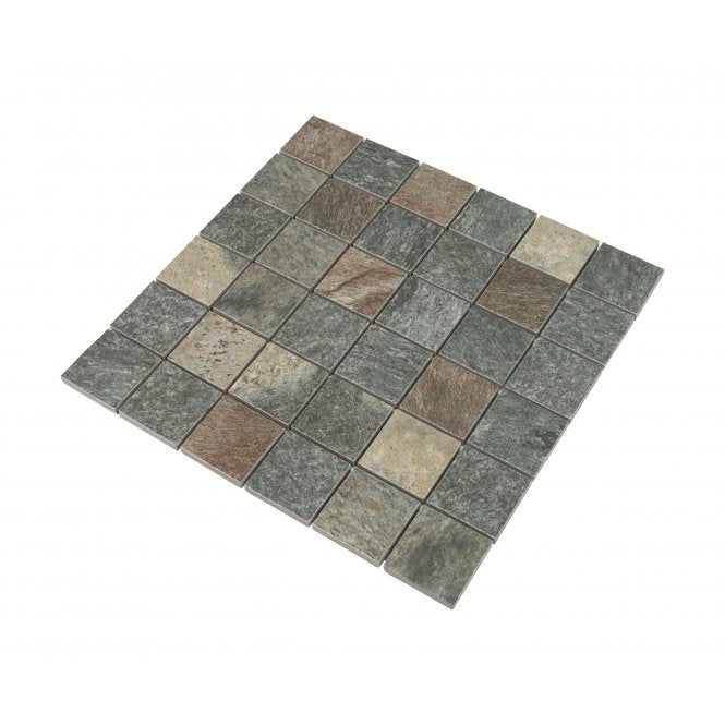 Made In Spain Enmallado Aymara Multicolour 30cm x 30cm (5cm x 5cm) Mosaic Tile
