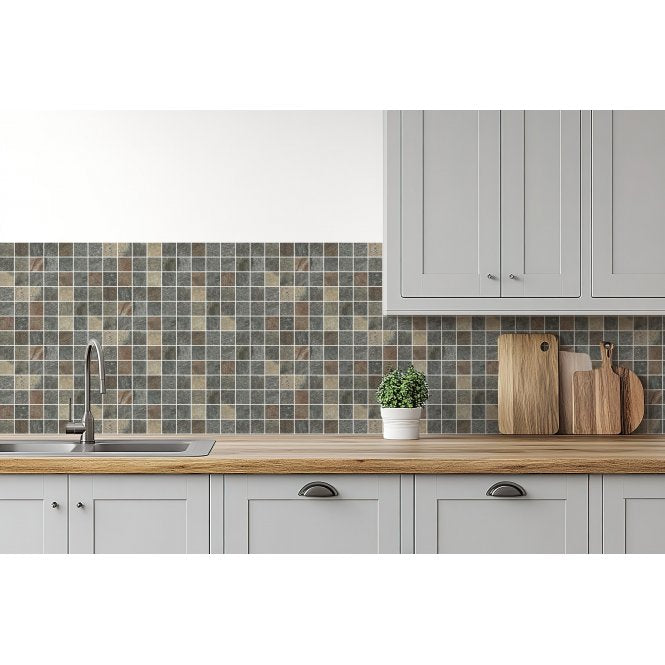 Made In Spain Enmallado Aymara Multicolour 30cm x 30cm (5cm x 5cm) Mosaic Tile