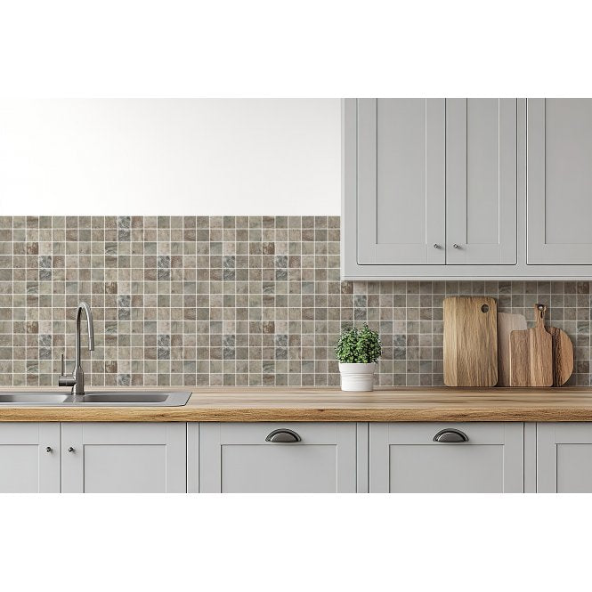 Made In Spain Enmallado Aymara Tierra 30cm x 30cm (5cm x 5cm) Mosaic Tile