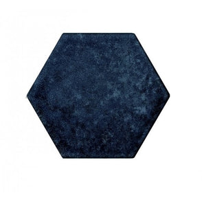 Italian Design Esamarine Blue 16.2cm x 18.5cm Hexagon Wall Tile
