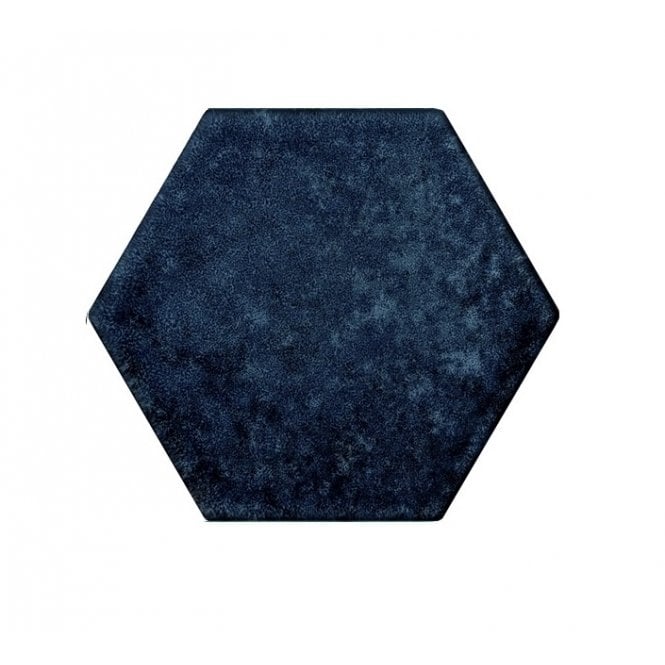 Italian Design Esamarine Blue 16.2cm x 18.5cm Hexagon Wall Tile