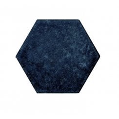 Italian Design Esamarine Blue 16.2cm x 18.5cm Hexagon Wall Tile