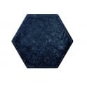 Italian Design Esamarine Blue 16.2cm x 18.5cm Hexagon Wall Tile