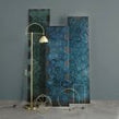 Italian Design Esamarine Blue 16.2cm x 18.5cm Hexagon Wall Tile