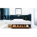Italian Design Esamarine Blue 16.2cm x 18.5cm Hexagon Wall Tile