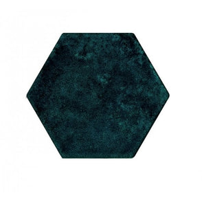 Italian Design Esamarine Petroleum 16.2cm x 18.5cm Hexagon Wall Tile