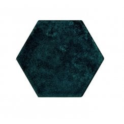 Italian Design Esamarine Petroleum 16.2cm x 18.5cm Hexagon Wall Tile