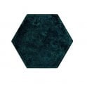 Italian Design Esamarine Petroleum 16.2cm x 18.5cm Hexagon Wall Tile