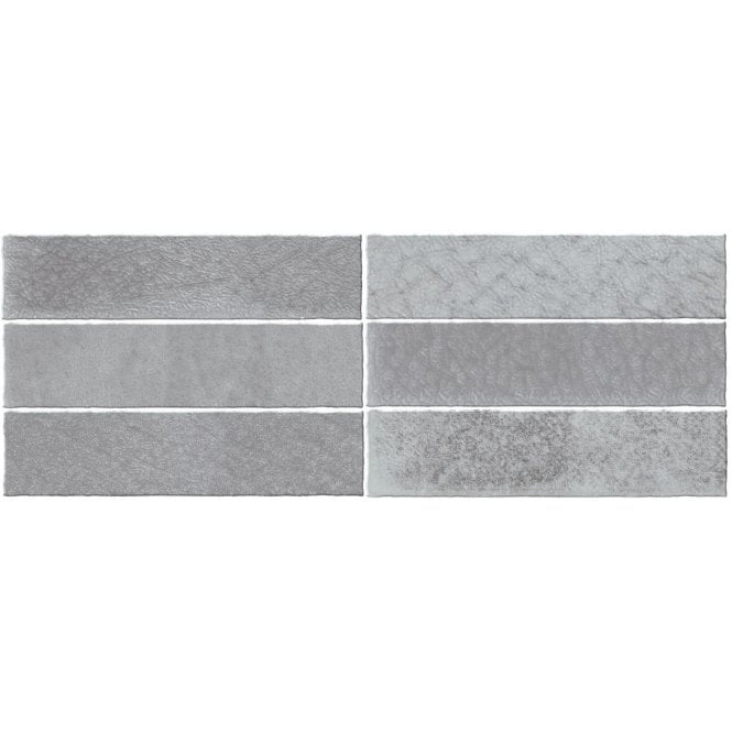 Essenza Grey 6cm x 25cm Wall & Floor Tile