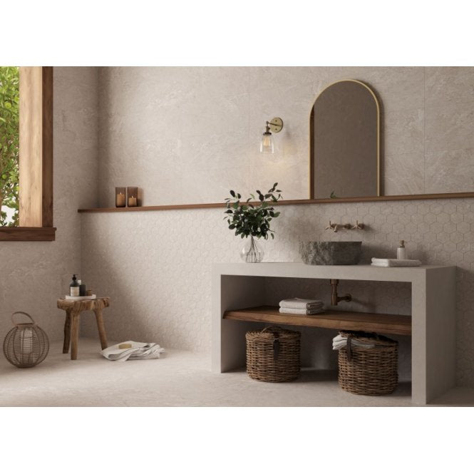 Eternal Greige Matt 30cm x 60cm Wall and Floor Tile
