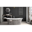 Equipe Fan Black Matt 10.6cm x 12cm Wall Tile