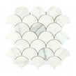 Fan Calacatta Gold 28.5cm x 28.5cm Mosaic Tile