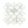 Fan Calacatta Gold 28.5cm x 28.5cm Mosaic Tile