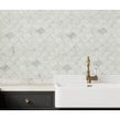 Fan Calacatta Gold 28.5cm x 28.5cm Mosaic Tile