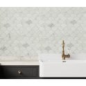 Fan Calacatta Gold 28.5cm x 28.5cm Mosaic Tile