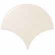 Equipe Fan Cream Gloss 10.6cm x 12cm Wall Tile