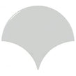 Equipe Fan Sky Blue Gloss 10.6cm x 12cm Wall Tile
