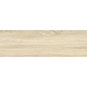 Fine Wood Beige 20cm x 65cm Wood Effect Wall and Floor Tile