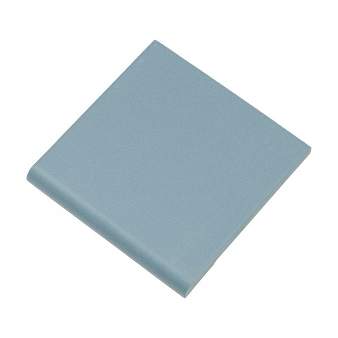Fireplace Blue Bull Nose Quarry 9.6cm x 9.6cm Floor Tile