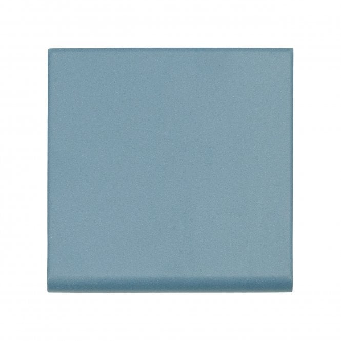 Fireplace Blue Bull Nose Quarry 9.6cm x 9.6cm Floor Tile