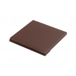 Fireplace Red Bull Nose Quarry 9.6cm x 9.6cm Floor Tile