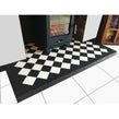 Fireplace White Bull Nose Quarry 9.6cm x 9.6cm Floor Tile