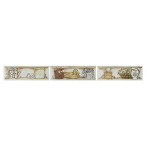 Heckstream Fireside New England 5cm x 15cm Border Tile Set (Box of 6)
