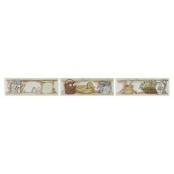 Heckstream Fireside New England 5cm x 15cm Border Tile Set (Box of 6)