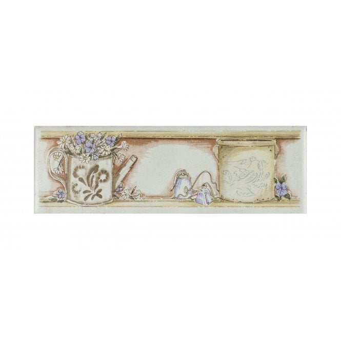 Heckstream Fireside New England 5cm x 15cm Border Tile Set (Box of 6)