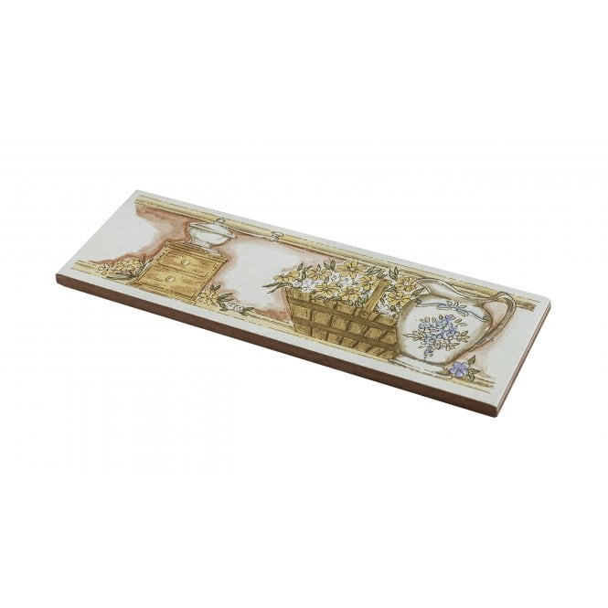 Heckstream Fireside New England 5cm x 15cm Border Tile Set (Box of 6)