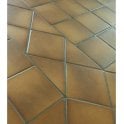 Flame Brown Quarry 15cm x 15cm 12mm Floor Tile