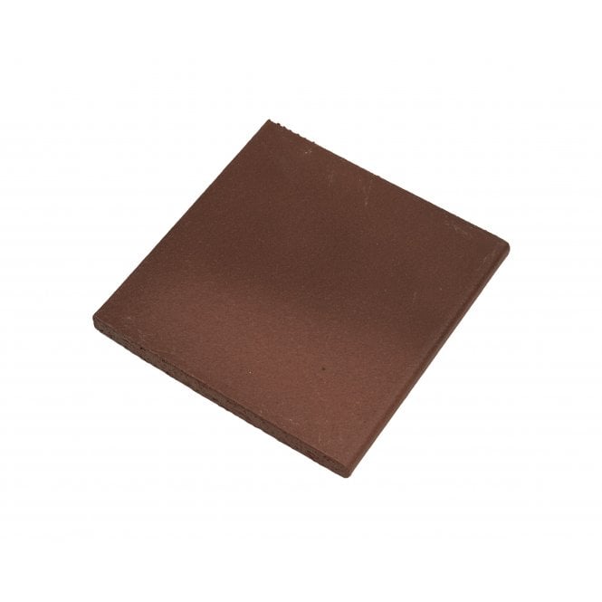 Flame Dark Red Quarry Bullnose 15cm x 15cm 12mm Floor Tile