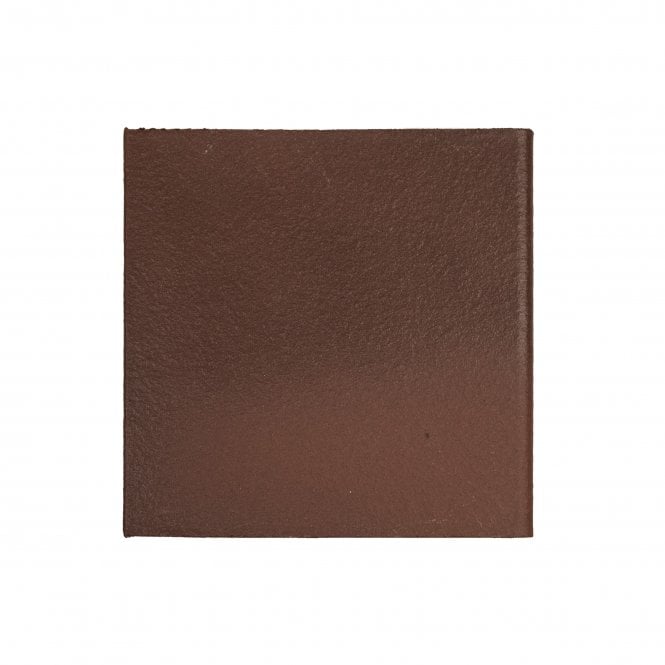 Flame Dark Red Quarry Bullnose 15cm x 15cm 12mm Floor Tile