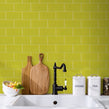 Flat Gloss Yellow 10cm x 20cm Wall Tile