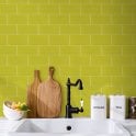 Flat Gloss Yellow 10cm x 20cm Wall Tile