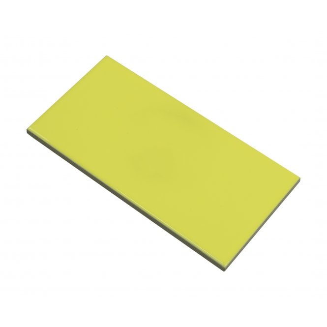 Flat Gloss Yellow 10cm x 20cm Wall Tile