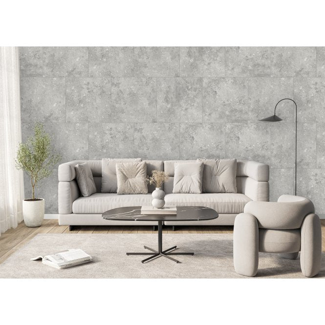 Florys Light Grey Matt 59.8cm x 59.8cm Wall and Floor Tile