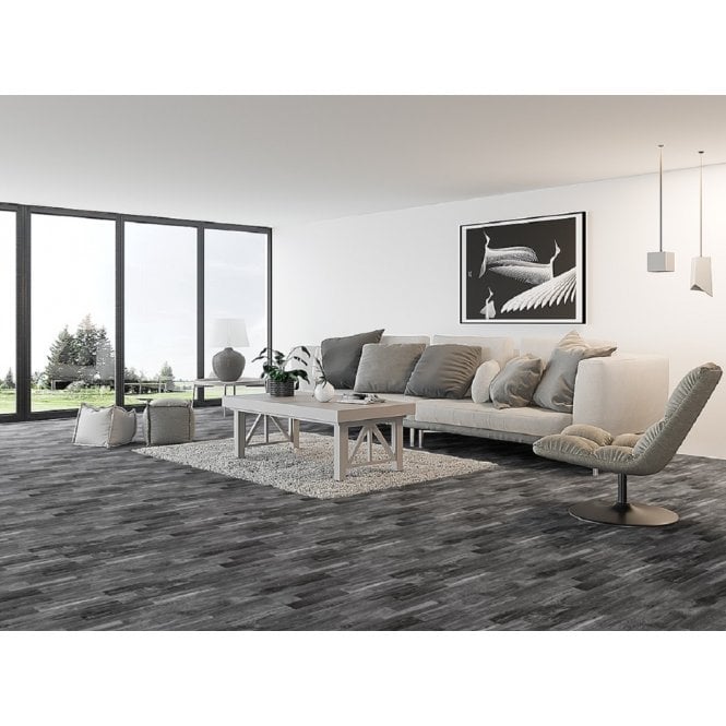 El Barco Forest Grafito 7.5cm x 30cm Wall & Floor Tile