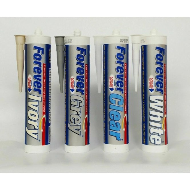 Ever Build Forever Clear Anti Mould Silicone Sealant 295ml